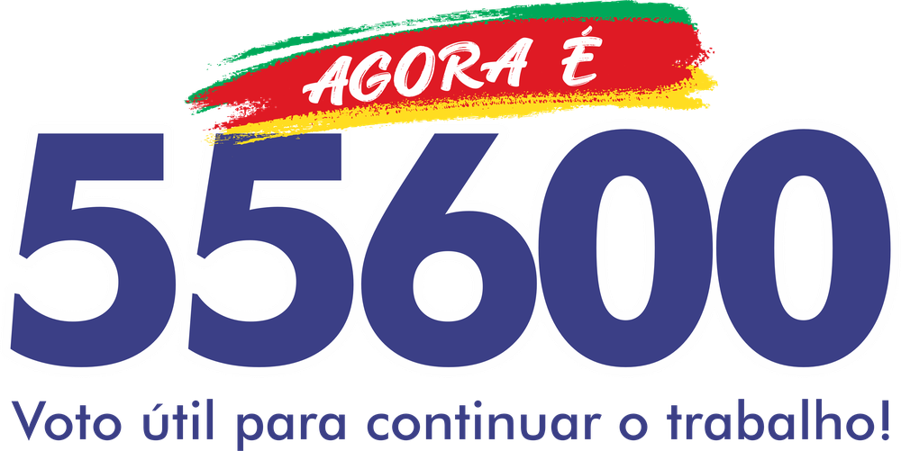 Agora é 55600 — Voto útil para continuar o trabalho!